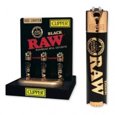 Clipper Lighters Full Metal Raw 12ct